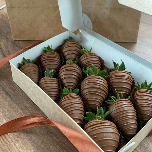 Fraises Enrobées aux chocolats