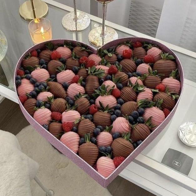 Fraises Enrobées aux chocolats