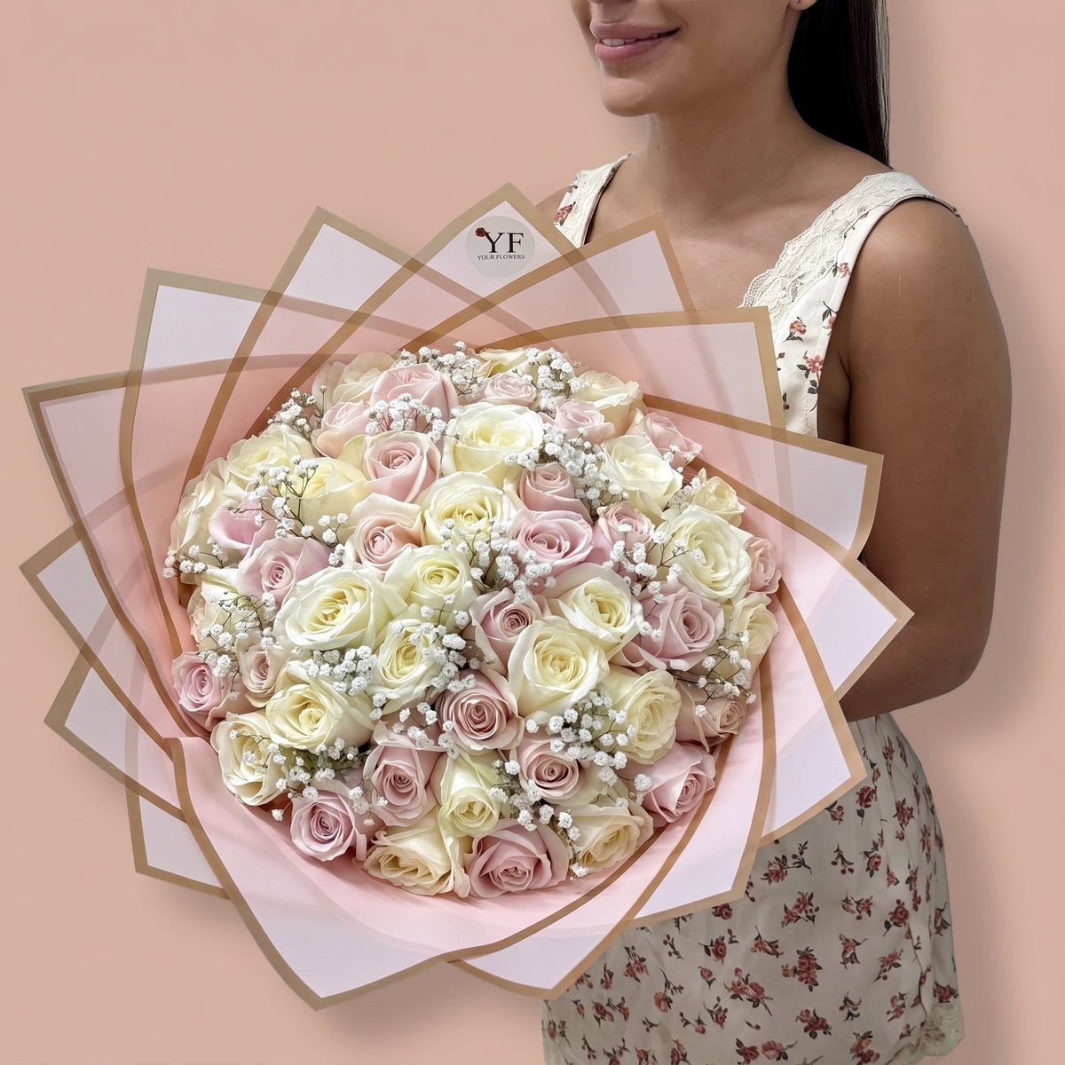 Bouquet Ambre, vu de trois quarts