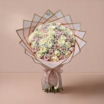 Bouquet Ambre, seul sur fond studio