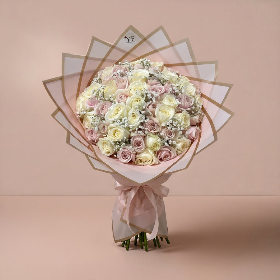 Bouquet Ambre, seul sur fond studio