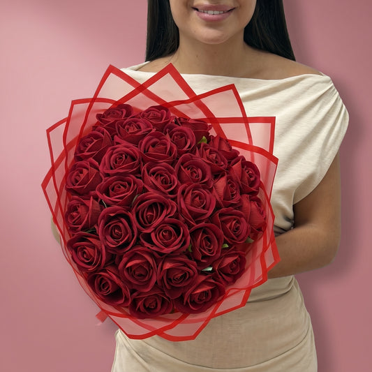 Bouquet Amour éternel, porté par notre fleuriste