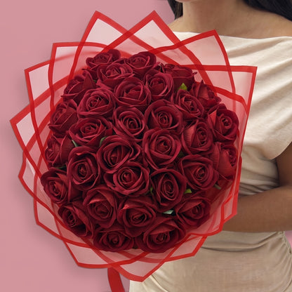 Bouquet Amour éternel, vu de trois quarts