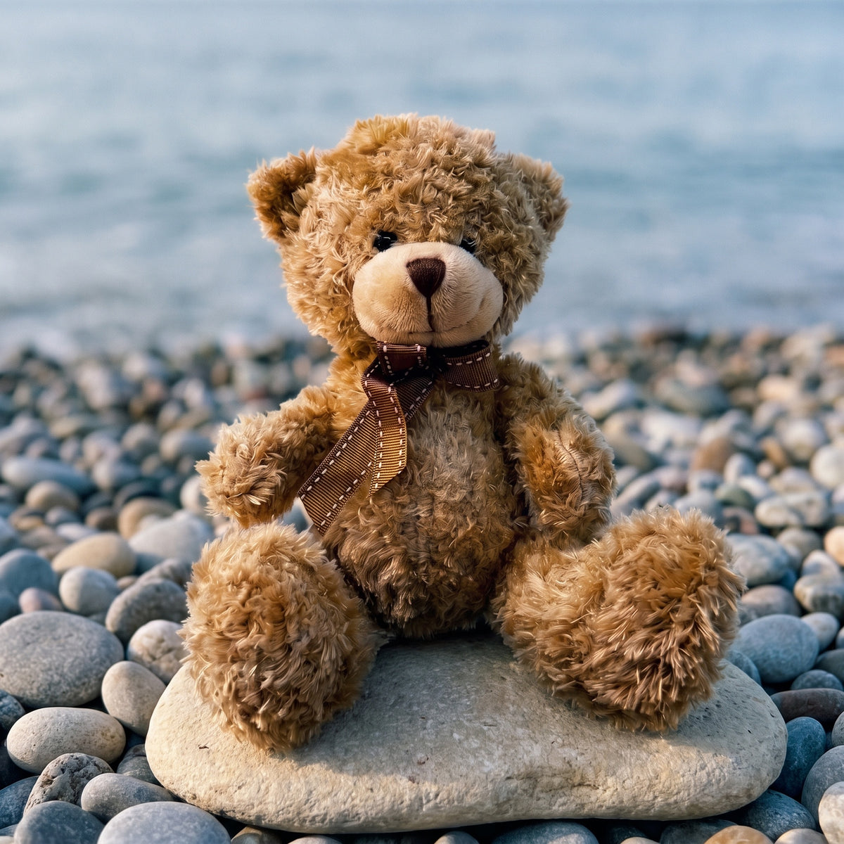 Charle Petit Ours brun, en situation, posé dans un décor naturel