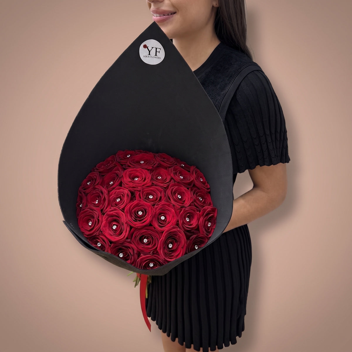 Bouquet Diamants, vu de trois quarts