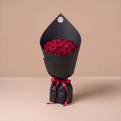Bouquet Diamants, seul sur fond studio