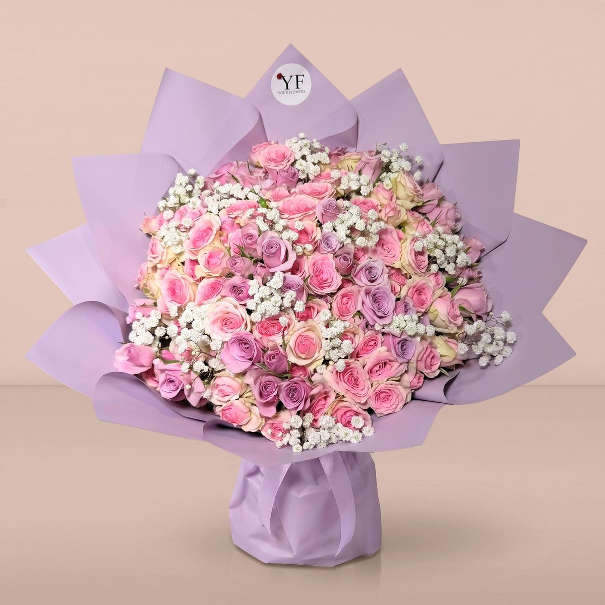 Bouquet Duo éternels, seul sur fond studio