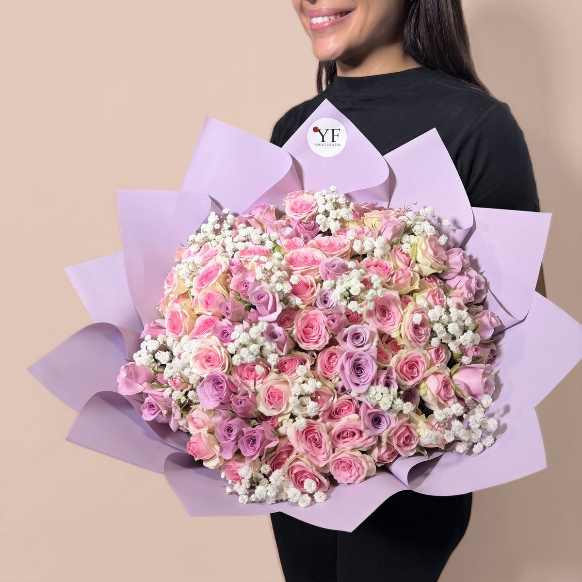 Bouquet Duo éternels, vu de trois quarts