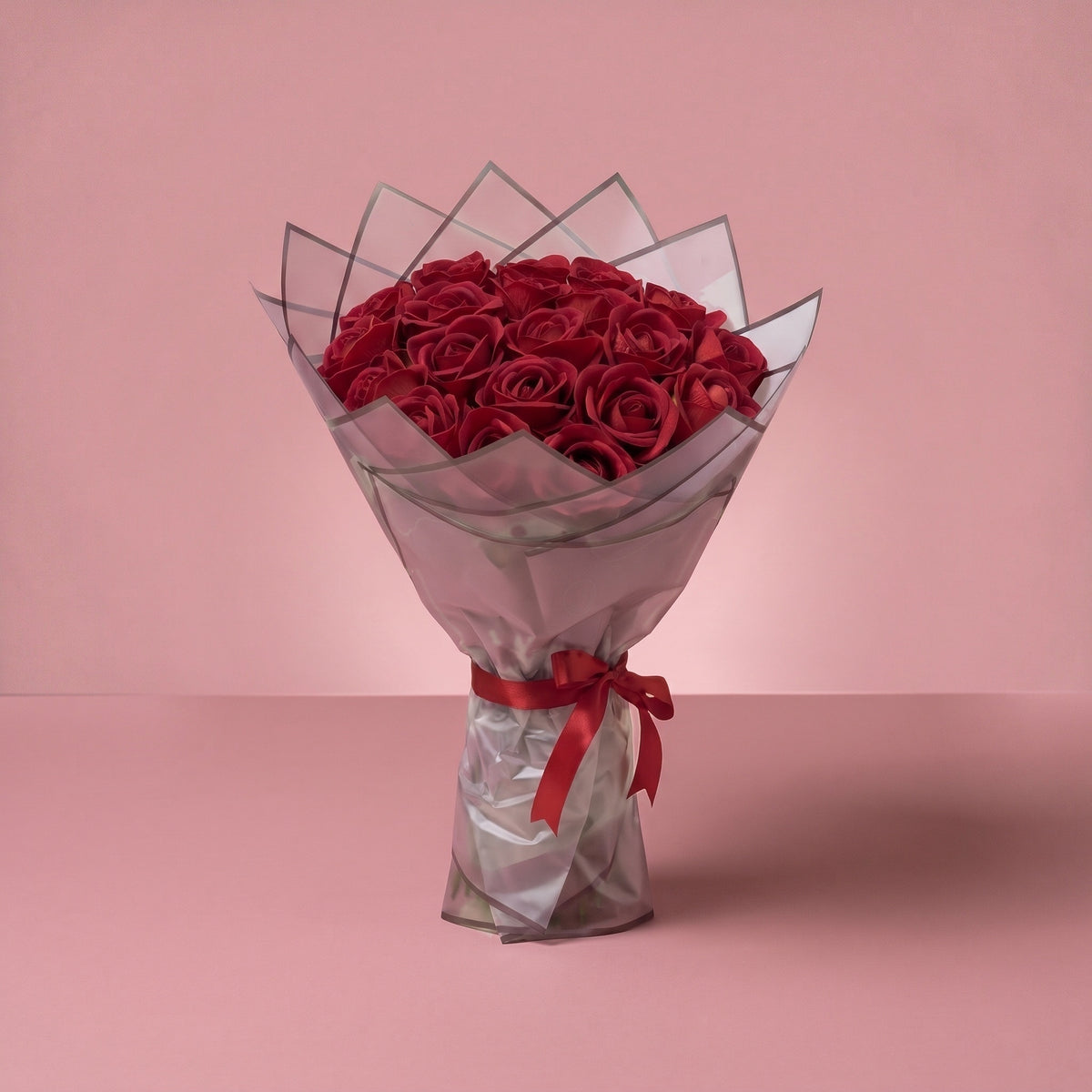 Bouquet Évidence, seul sur fond studio