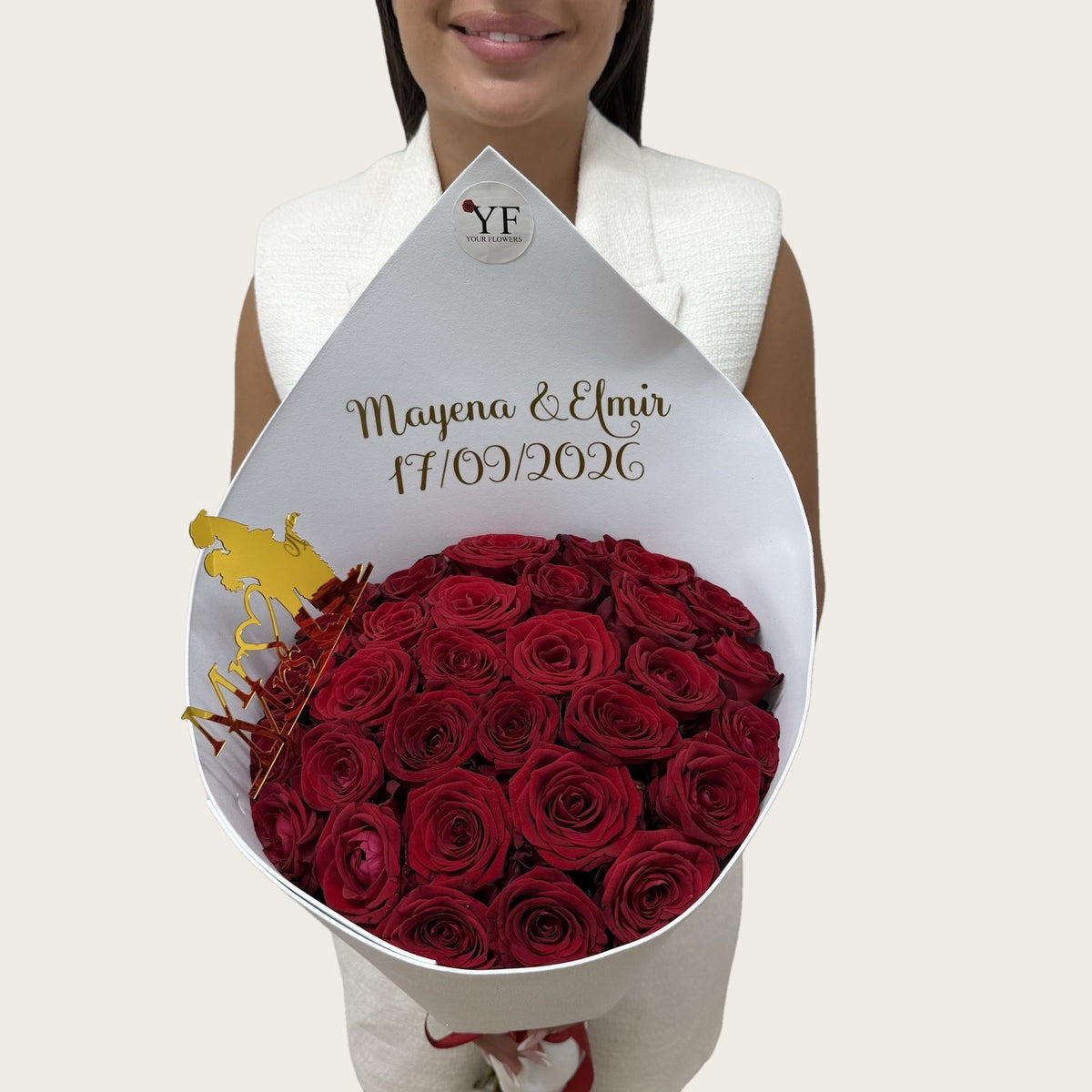 Bouquet Hlel, porté par notre fleuriste