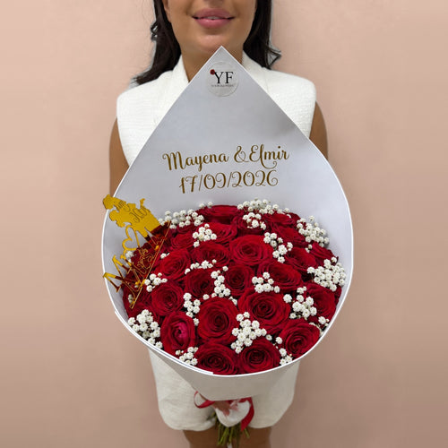 Bouquet Hlel, porté par notre fleuriste