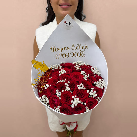 Bouquet Hlel, porté par notre fleuriste