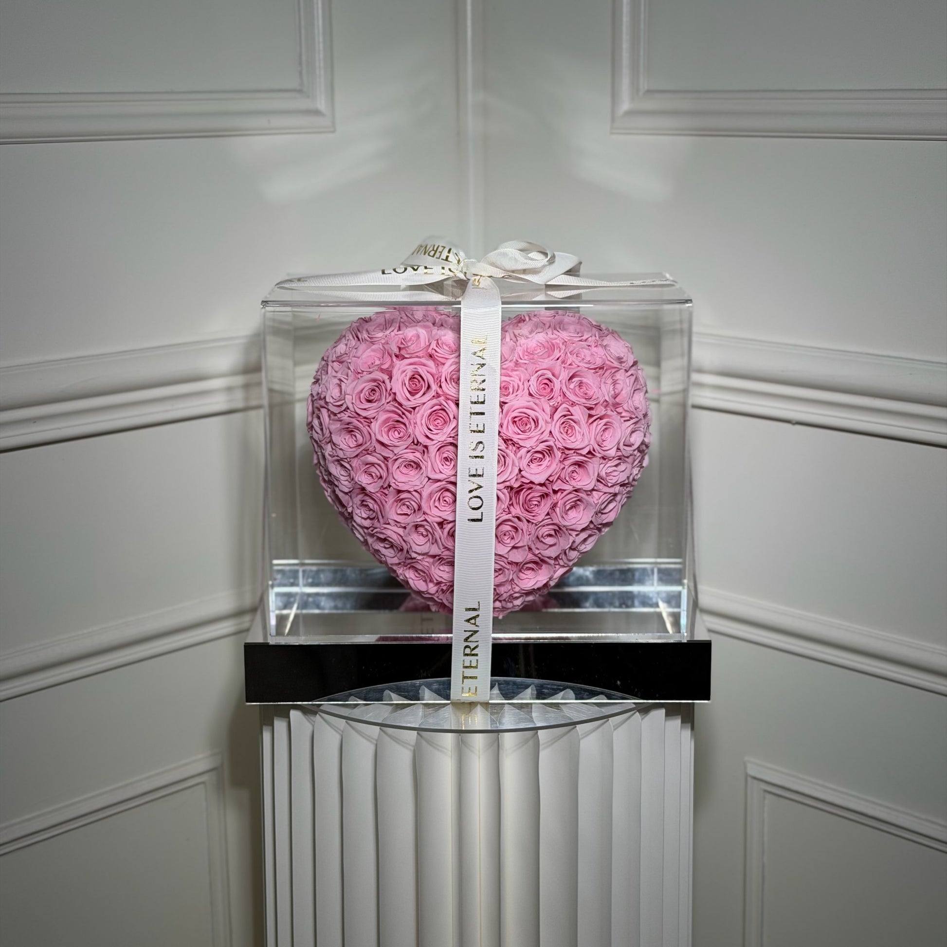 coffret coeur fleurs eternelles luxe