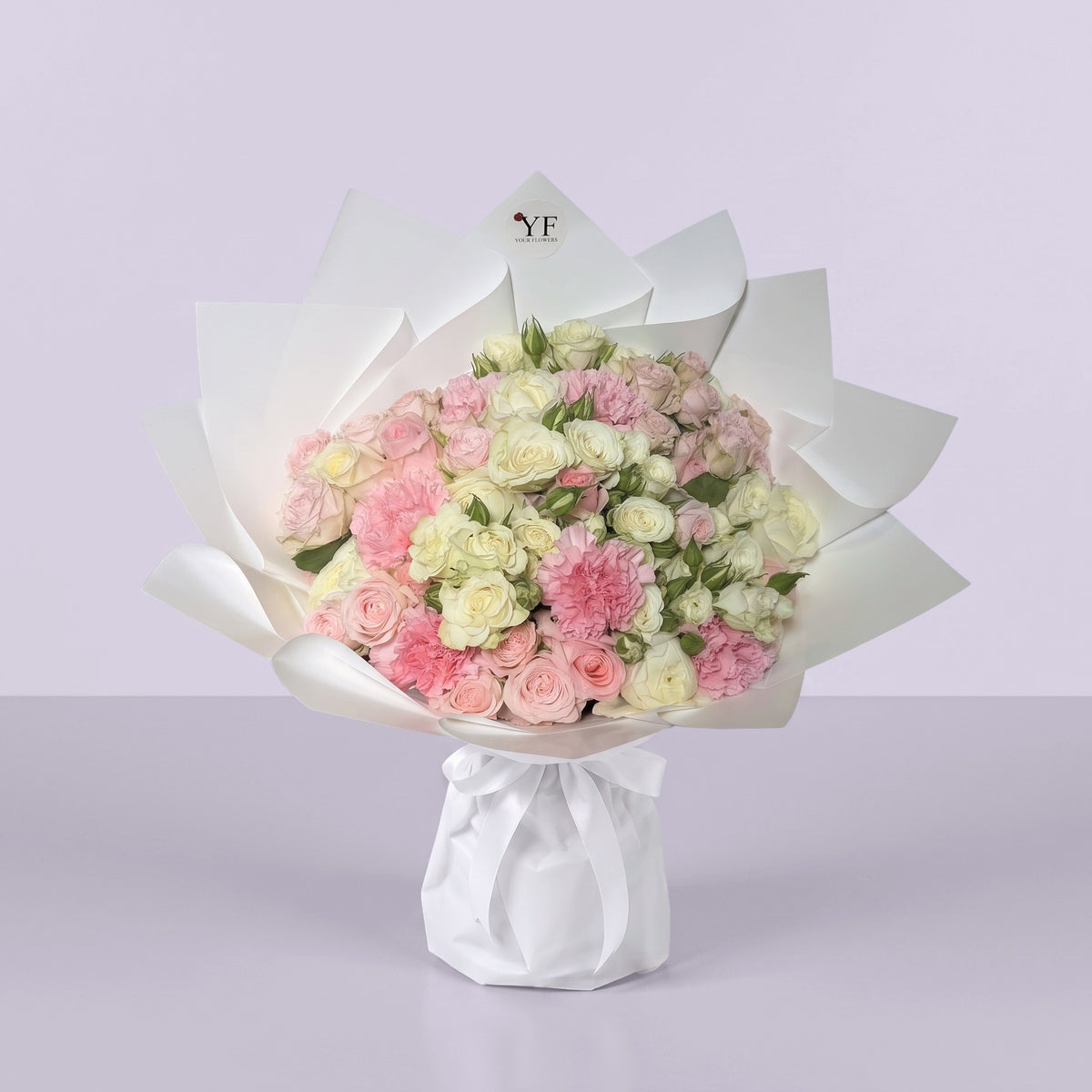 Bouquet Instant, seul sur fond studio