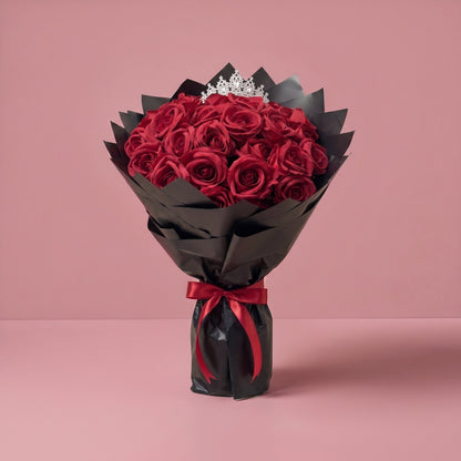 Bouquet Princesse, seul sur fond studio