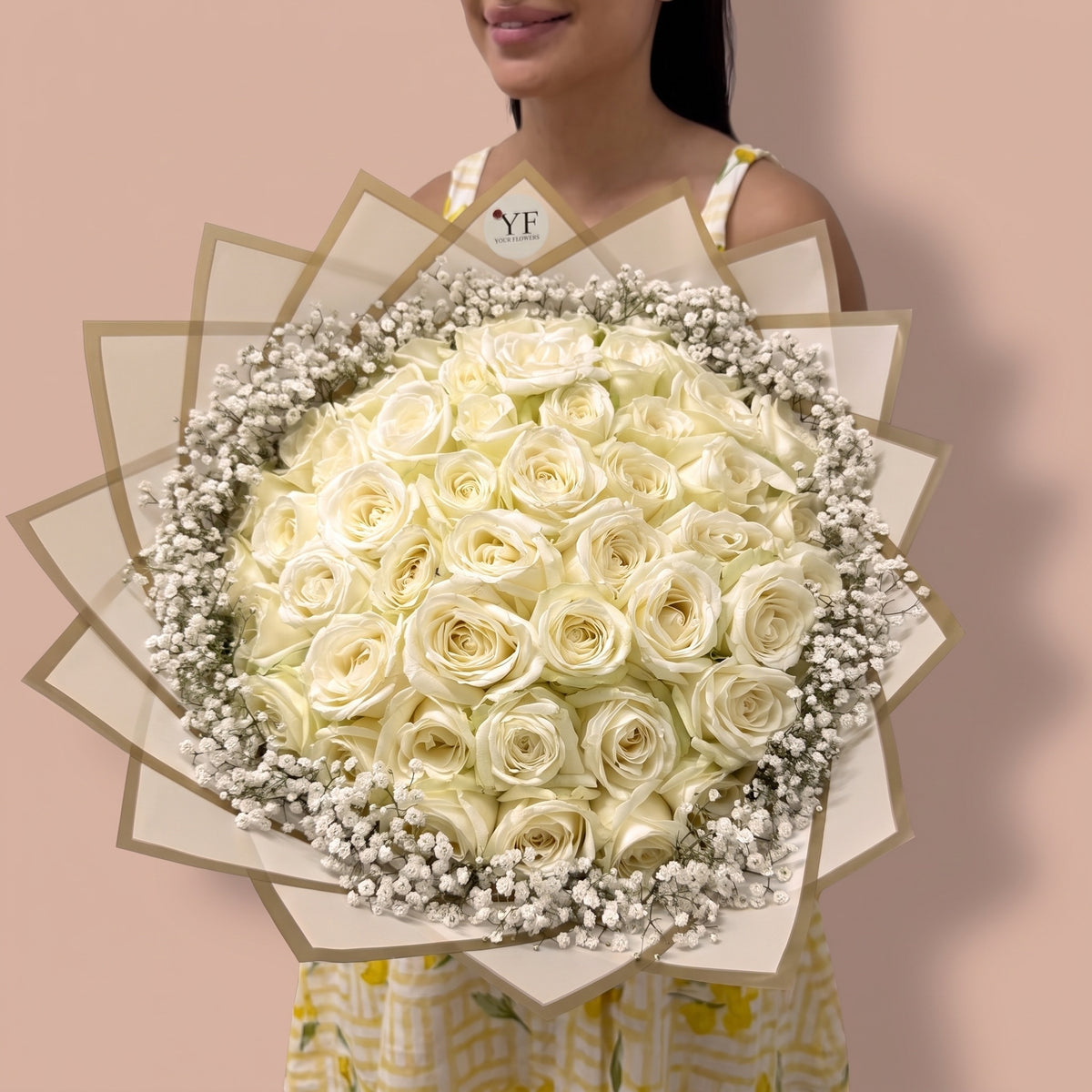 Bouquet Pureté, vu de trois quarts