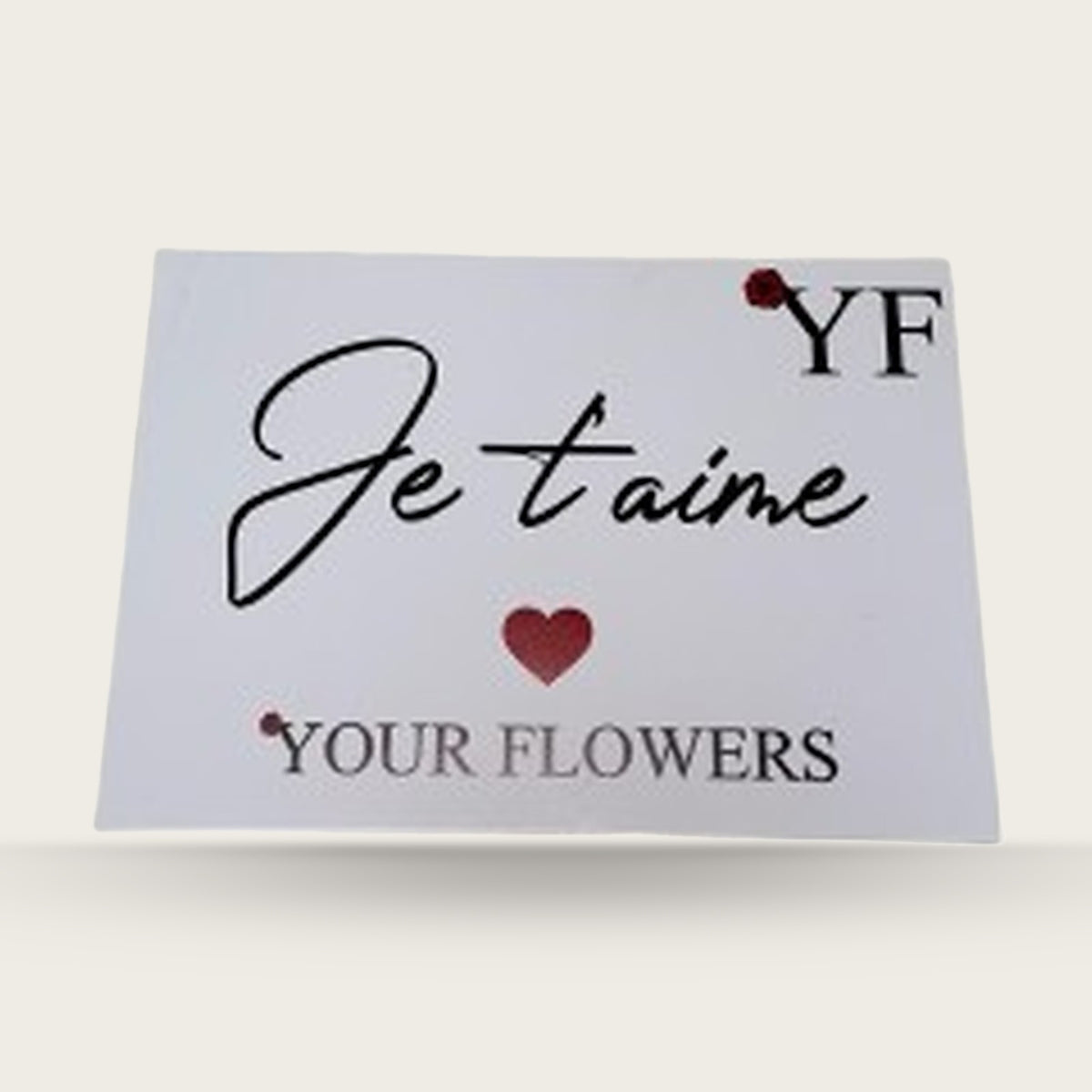 Carte Je t'aime