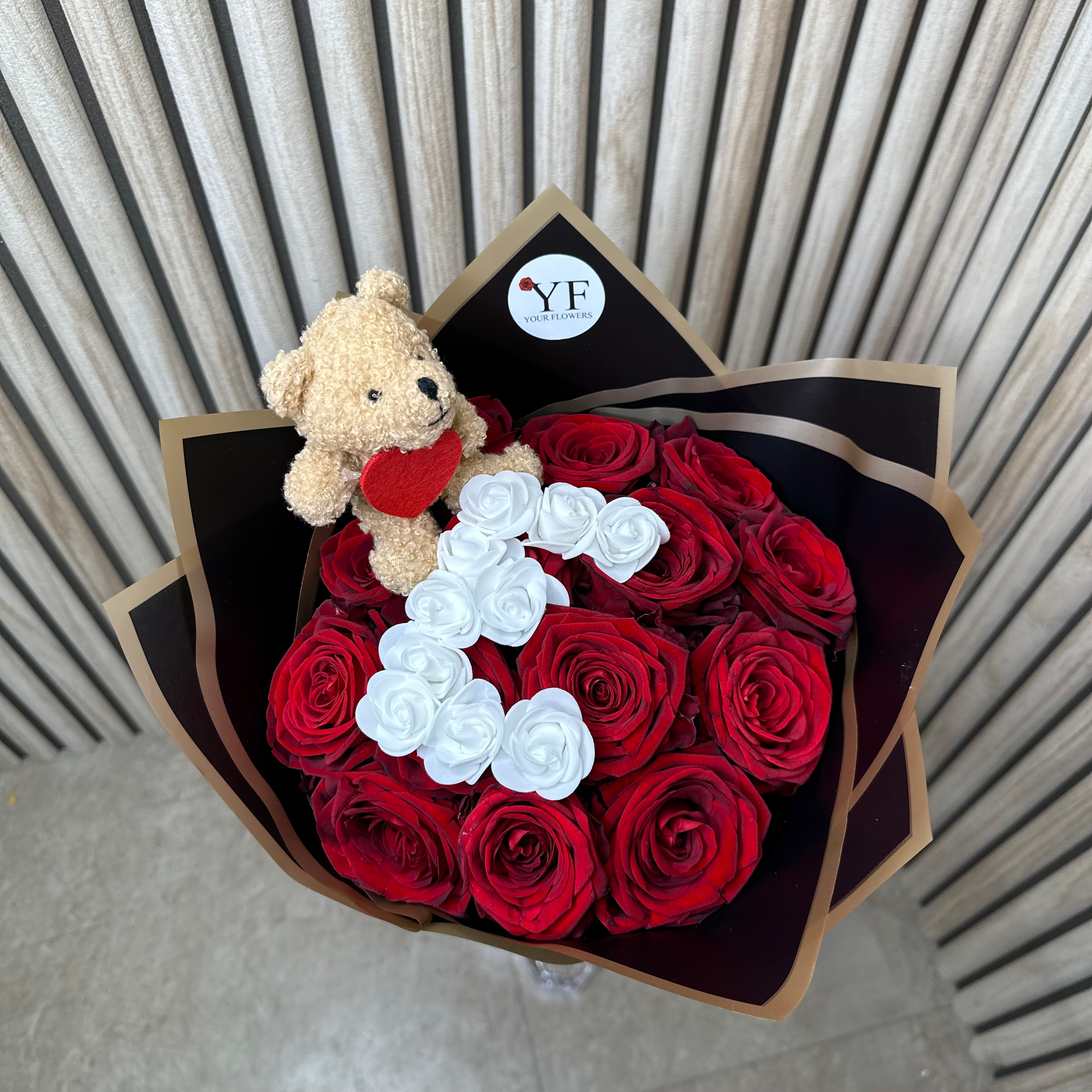 Bouquet Red Roses Ted